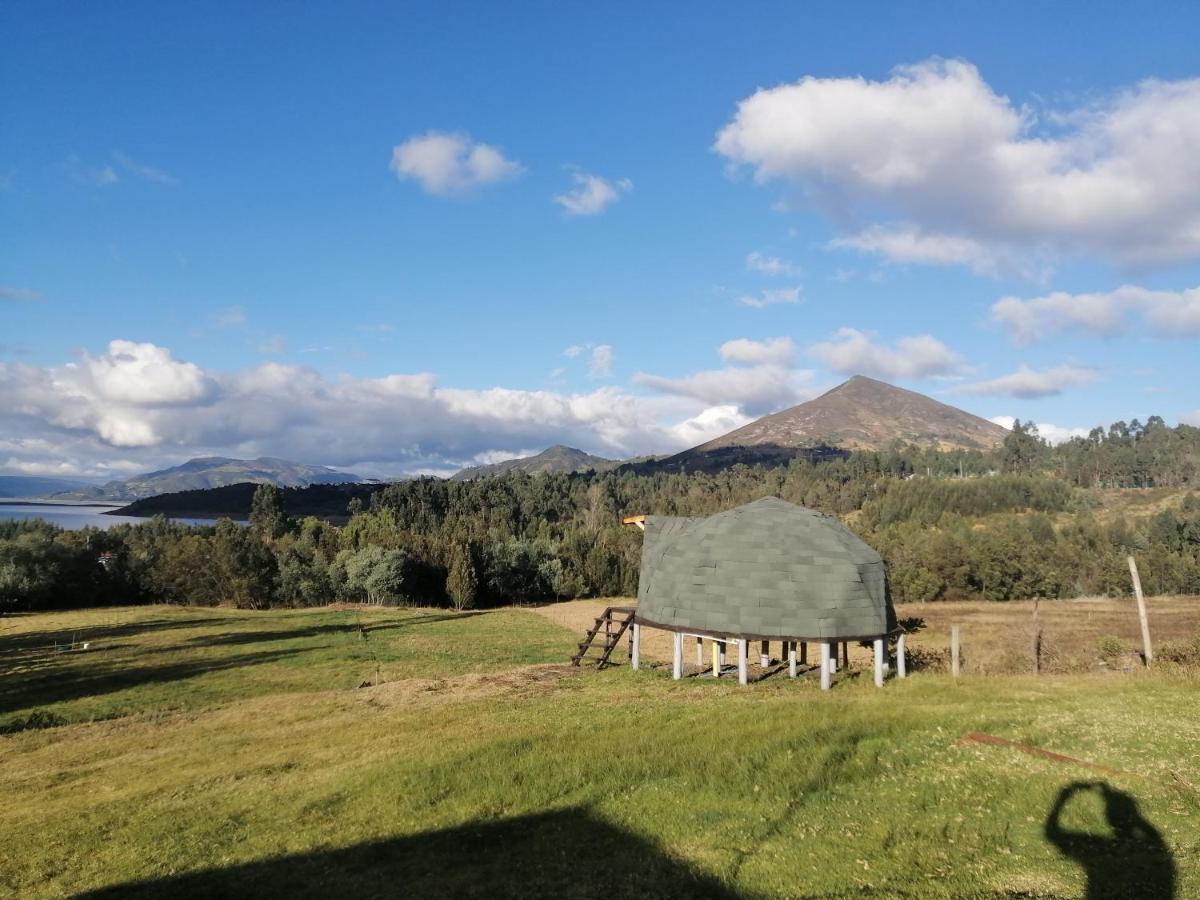 Cabañas el mirador del tomine Guatavita Exterior foto