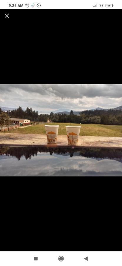 Cabañas el mirador del tomine Guatavita Exterior foto